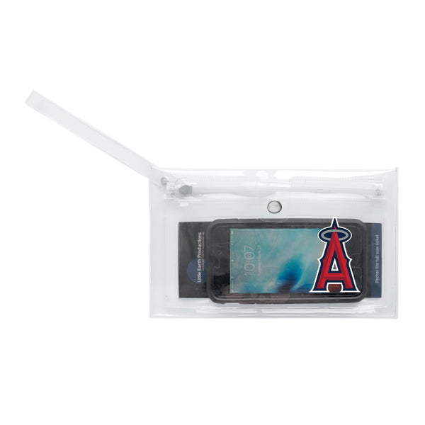 Littlearth Los Angeles Angels Clear Ticket Wristlet