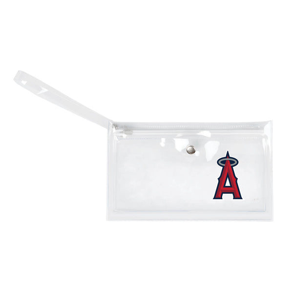 littlearth Los Angeles Angels Clear Ticket Wristlet