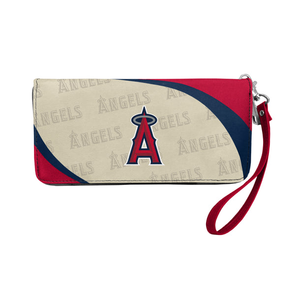 littlearth Los Angeles Angels Curve Zip Organizer Wallet