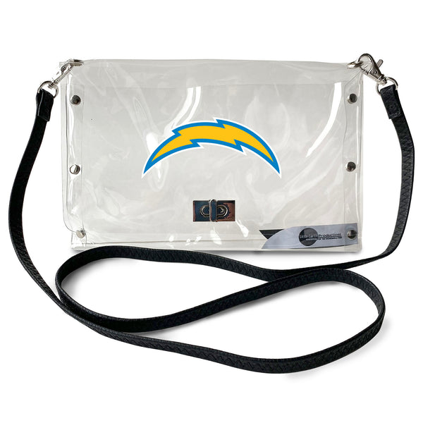 littlearth Los Angeles Chargers Clear Envelope Purse