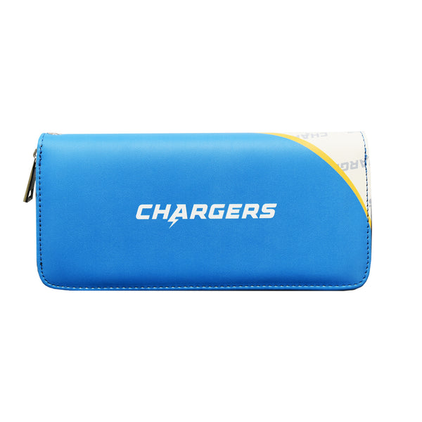 Littlearth Los Angeles Chargers Curve Zip Organizer Wallet