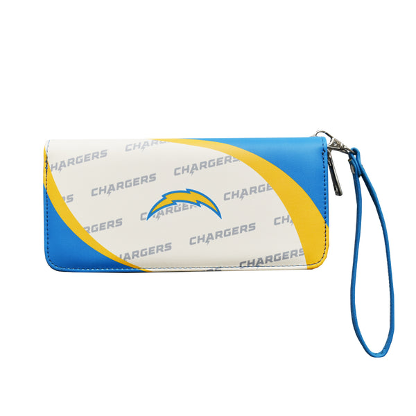 littlearth Los Angeles Chargers Curve Zip Organizer Wallet