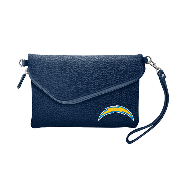 littlearth Los Angeles Chargers Fold Over Crossbody Pebble