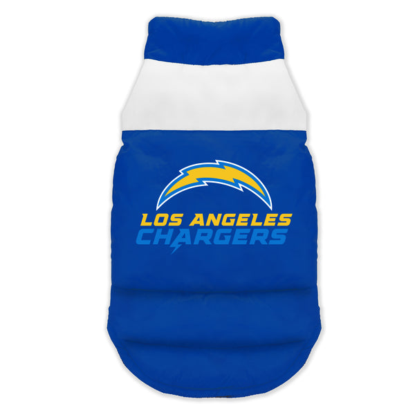 littlearth Los Angeles Chargers Pet Parka Puff Vest