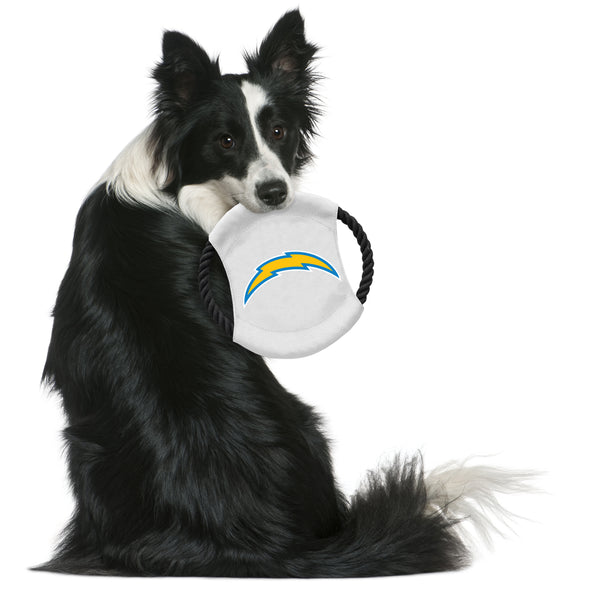 Littlearth Los Angeles Chargers Team Flying Disc Pet Toy
