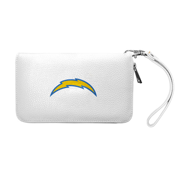 littlearth Los Angeles Chargers Zip Organizer Wallet Pebble