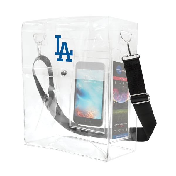 Littlearth Los Angeles Dodgers Clear Ticket Satchel