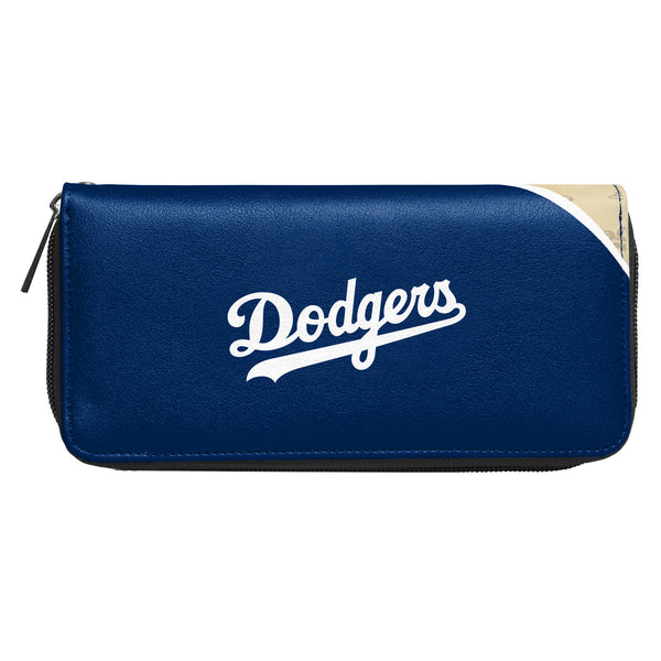 Littlearth Los Angeles Dodgers Curve Zip Organizer Wallet