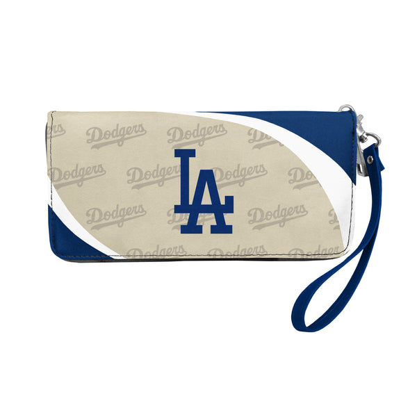 littlearth Los Angeles Dodgers Curve Zip Organizer Wallet