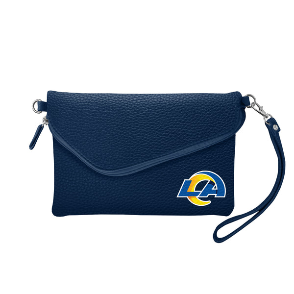 littlearth Los Angeles Rams Fold Over Crossbody Pebble