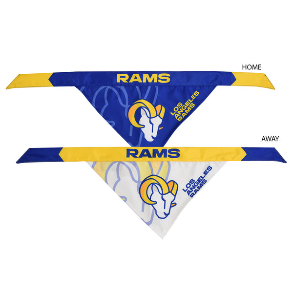 Littlearth Los Angeles Rams Home And Away Pet Bandana Set