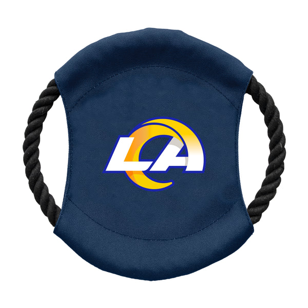 littlearth Los Angeles Rams Team Flying Disc Pet Toy