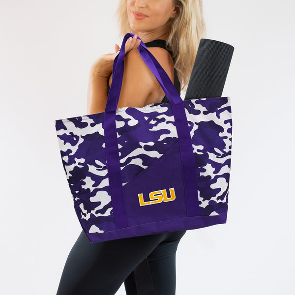 Littlearth Louisiana State University Super-Duty Camo Tote
