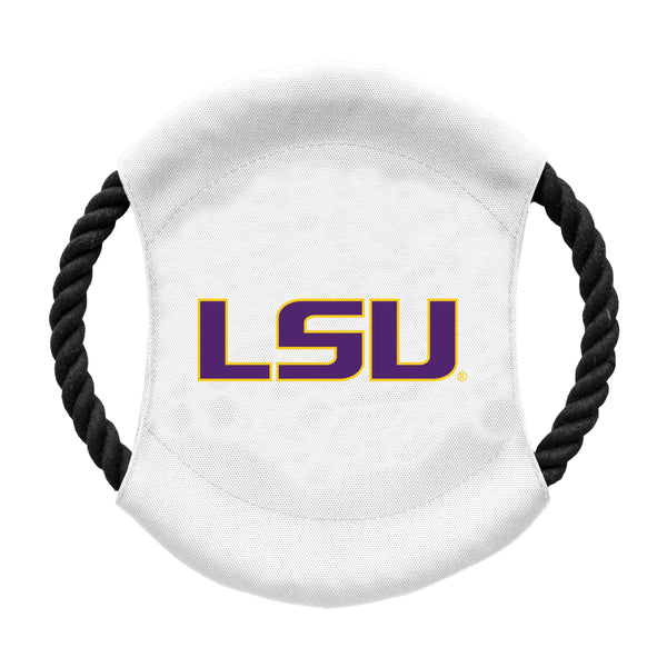 littlearth Louisiana State University Team Flying Disc Pet Toy