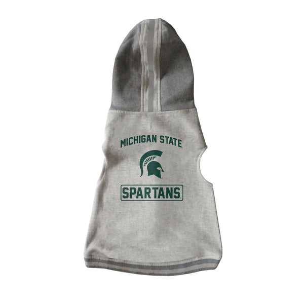 littlearth Michigan State University Pet Hooded Crewneck