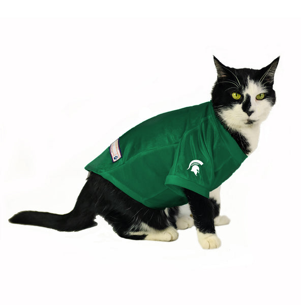 Littlearth Michigan State University Pet Stretch Jersey