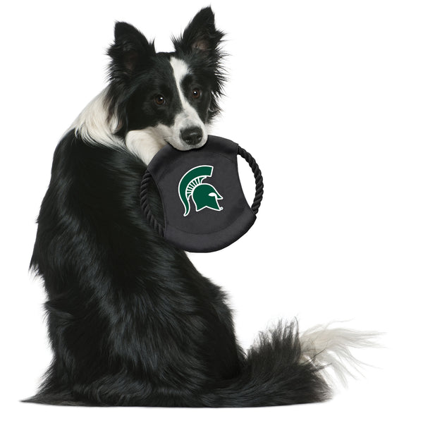 Littlearth Michigan State University Team Flying Disc Pet Toy