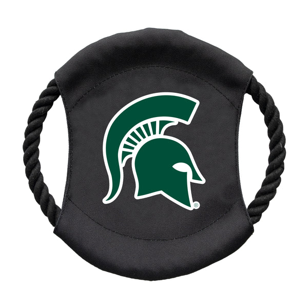 littlearth Michigan State University Team Flying Disc Pet Toy