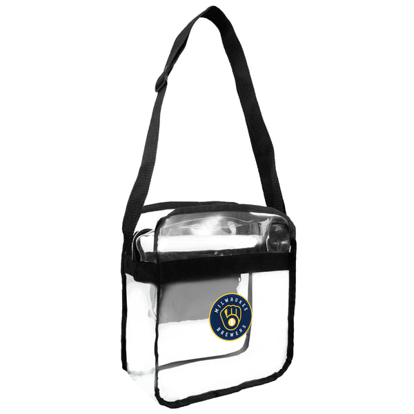 littlearth Milwaukee Brewers Clear Carryall Crossbody