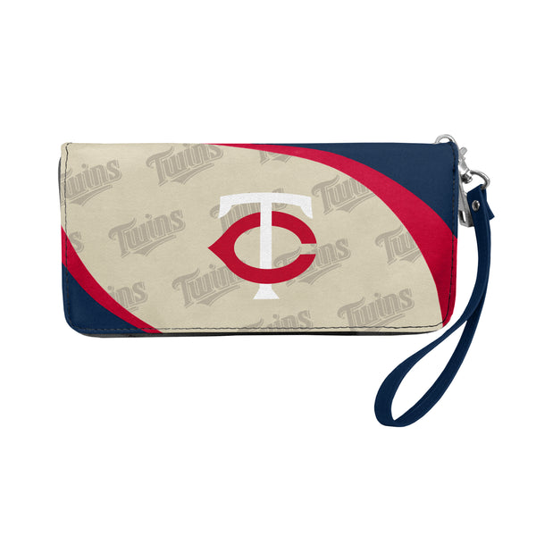 littlearth Minnesota Twins Curve Zip Organizer Wallet