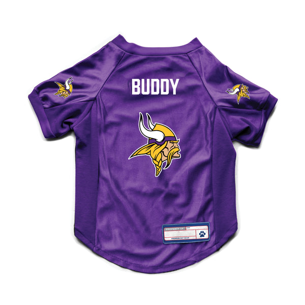 littlearth Minnesota Vikings Custom Pet Stretch Jersey