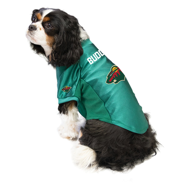 Littlearth Minnesota Wild Custom Pet Stretch Jersey