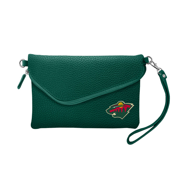 littlearth Minnesota Wild Fold Over Crossbody Pebble