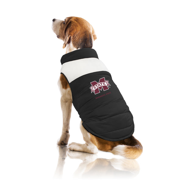 Littlearth Mississippi State University Pet Parka Puff Vest