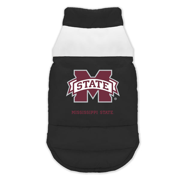 littlearth Mississippi State University Pet Parka Puff Vest