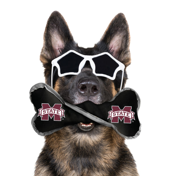 Littlearth Mississippi State University Pet Tug Bone
