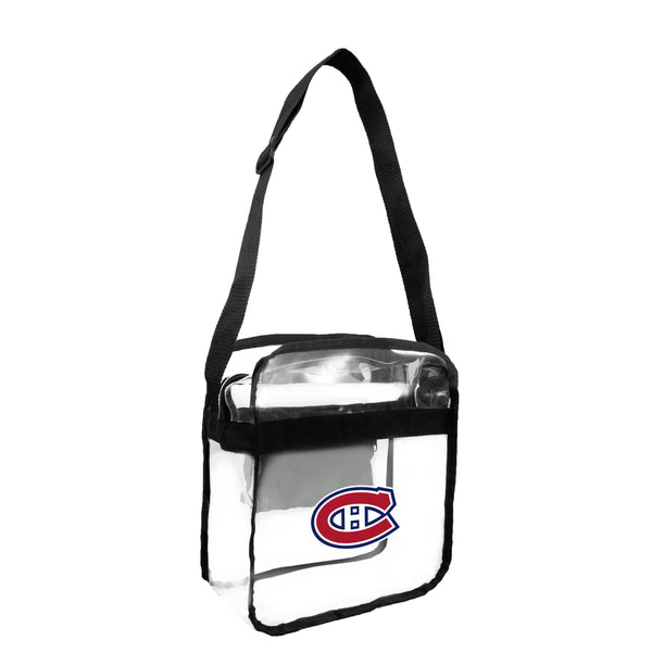 littlearth Montreal Canadiens Clear Carryall Crossbody