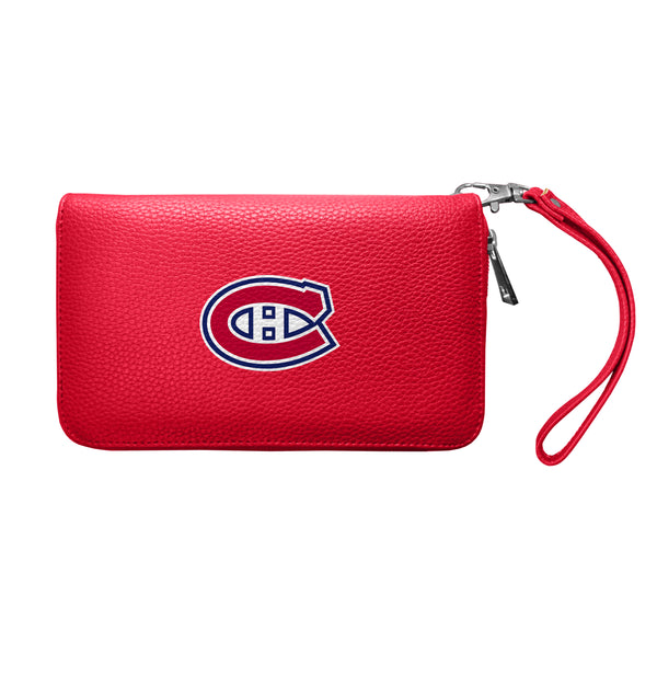 littlearth Montreal Canadiens Zip Organizer Wallet Pebble