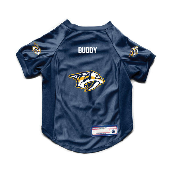 littlearth Nashville Predators Custom Pet Stretch Jersey