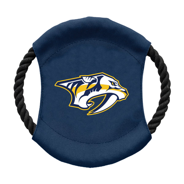 littlearth Nashville Predators Team Flying Disc Pet Toy