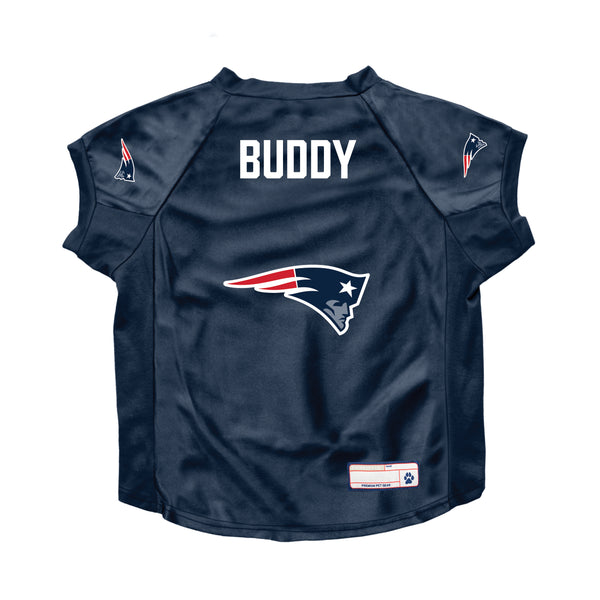 littlearth New England Patriots Big Custom Pet Stretch Jersey