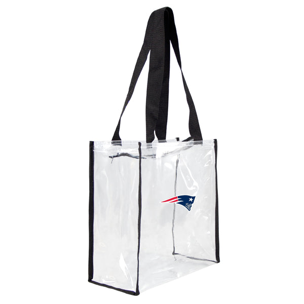 littlearth New England Patriots Clear Square Stadium Tote