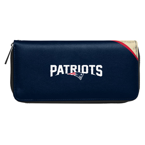Littlearth New England Patriots Curve Zip Organizer Wallet
