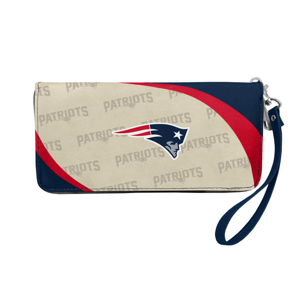 littlearth New England Patriots Curve Zip Organizer Wallet