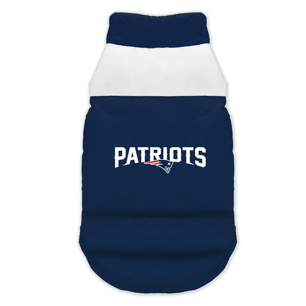 littlearth New England Patriots Pet Parka Puff Vest