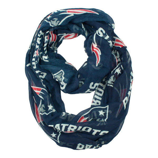 littlearth New England Patriots Sheer Infinity Scarf