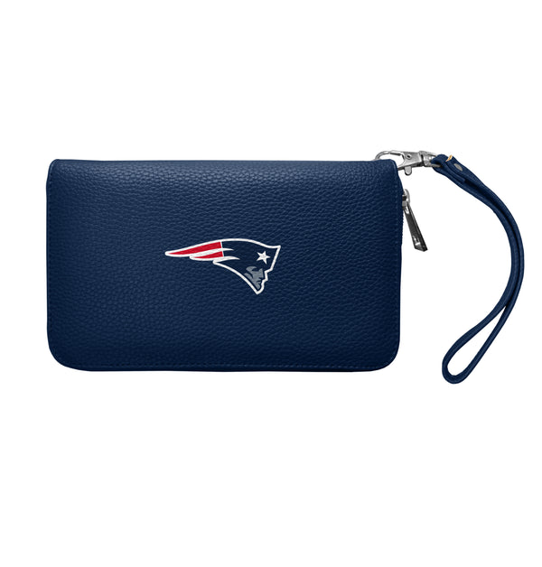 littlearth New England Patriots Zip Organizer Wallet Pebble