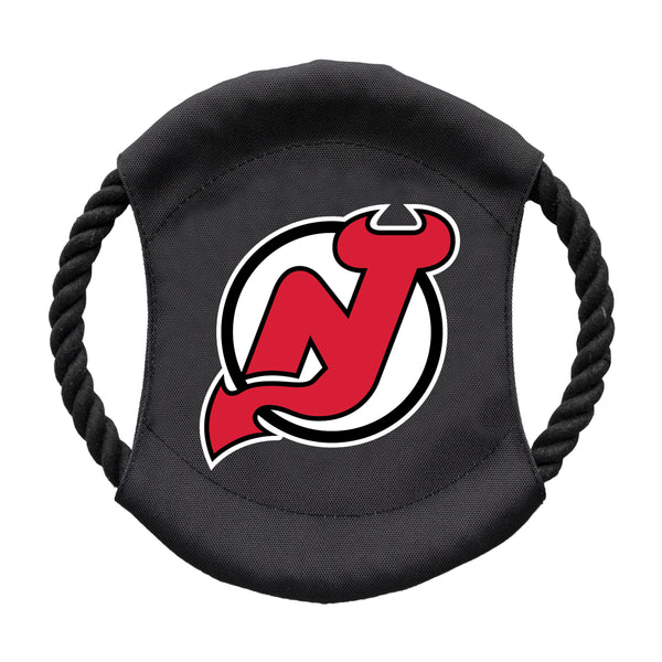 littlearth New Jersey Devils Team Flying Disc Pet Toy
