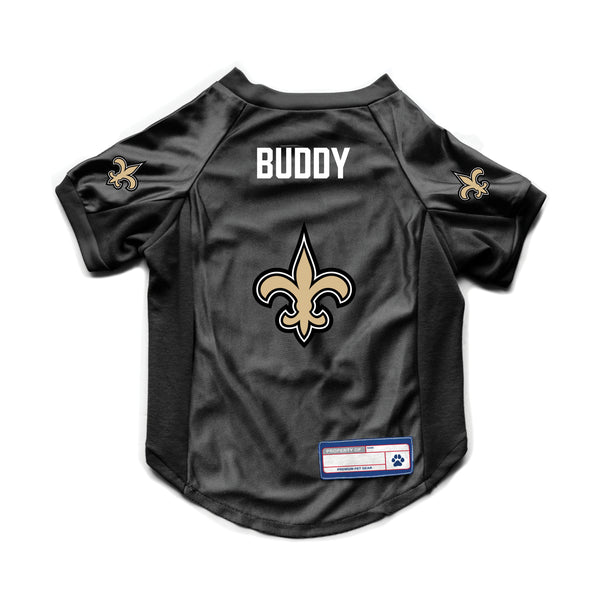 littlearth New Orleans Saints Custom Pet Stretch Jersey