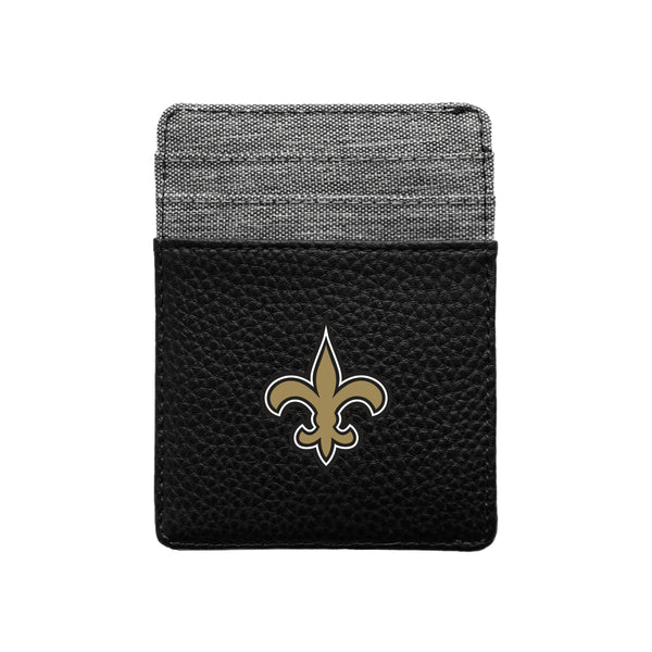 littlearth New Orleans Saints Pebble Front Pocket Wallet