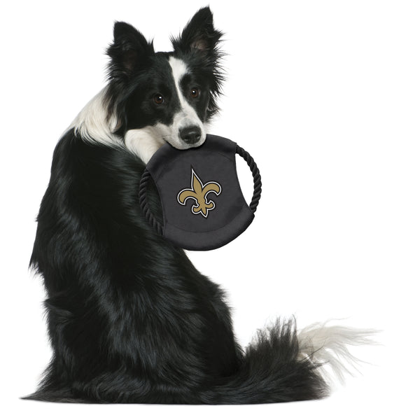 Littlearth New Orleans Saints Team Flying Disc Pet Toy