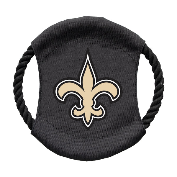 littlearth New Orleans Saints Team Flying Disc Pet Toy
