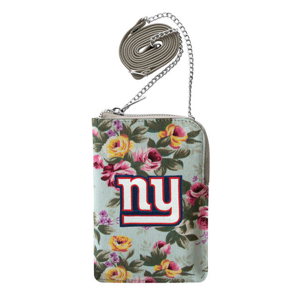 littlearth New York Giants Canvas Floral Smart Purse
