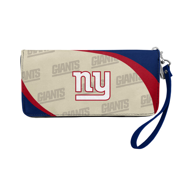 littlearth New York Giants Curve Zip Organizer Wallet