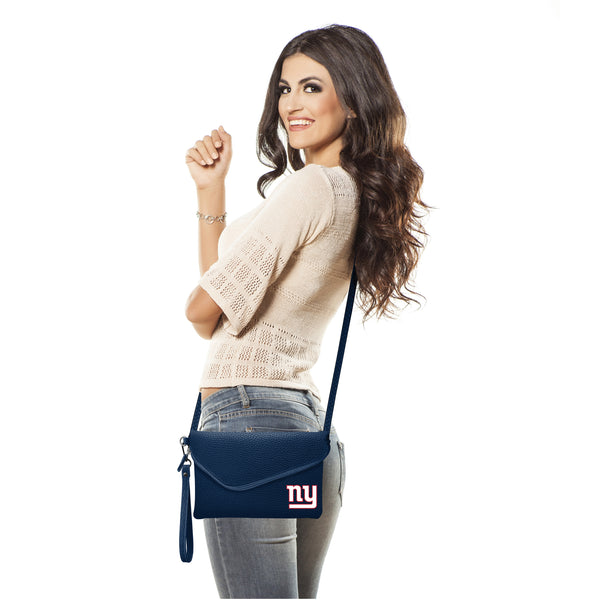 Littlearth New York Giants Fold Over Crossbody Pebble