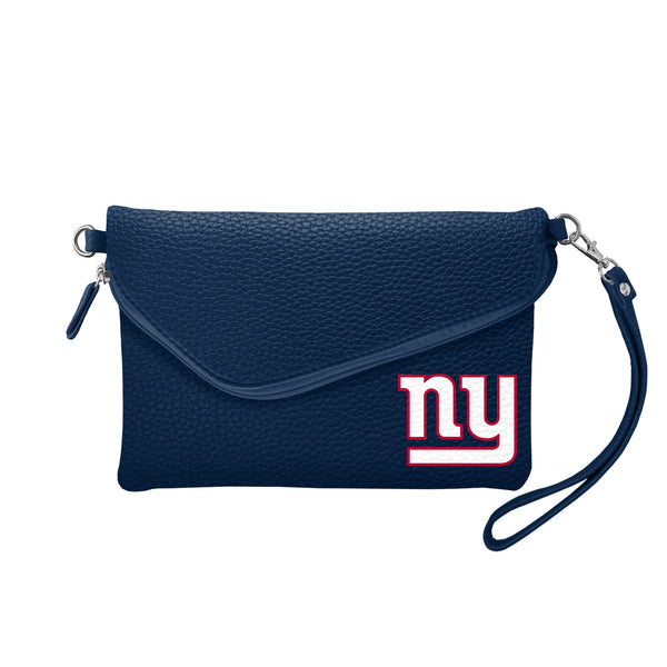 littlearth New York Giants Fold Over Crossbody Pebble